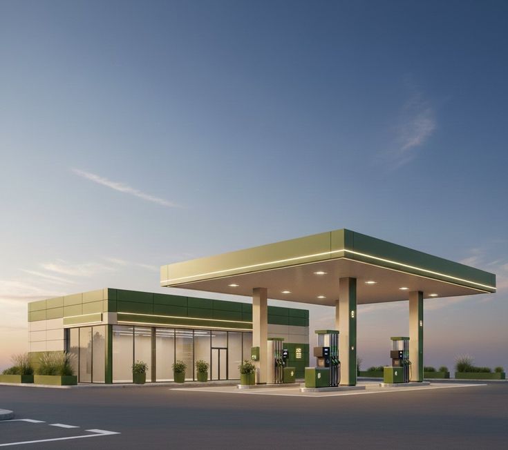 Construction of Petrol station