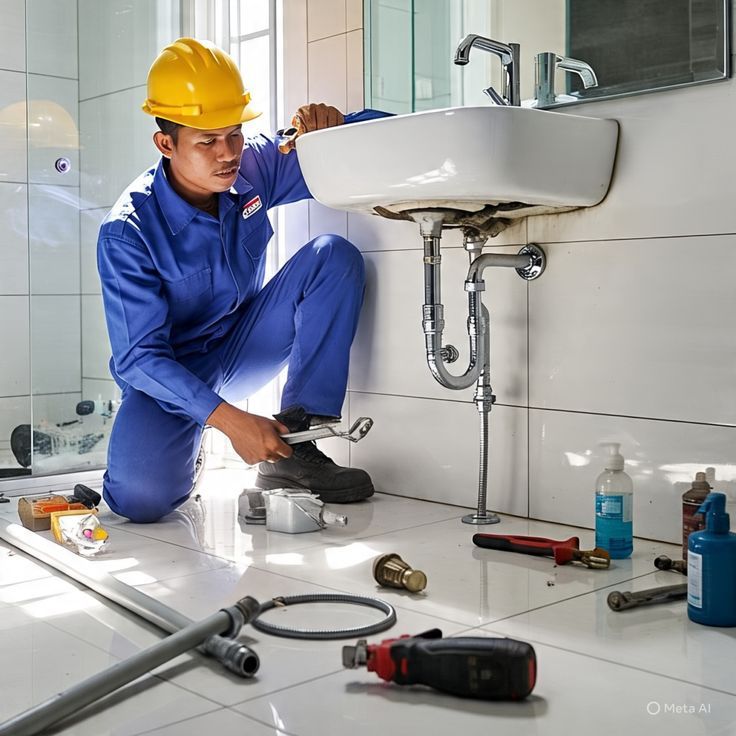 Plumbing works.