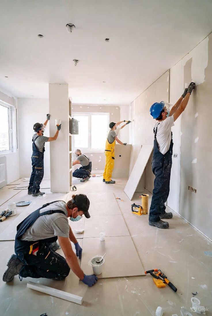 Building and renovation works